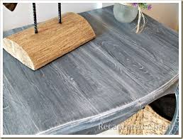 How To Use A Wood Graining Tool Faux Wood Paint Redo Furniture Shabby Chic Kitchen Decor