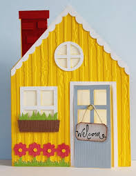 Thus, there are math52 x 72 = 3744/math ways to make a full house. House Shaped Card New Home Cards Housewarming Card Welcome Home Cards