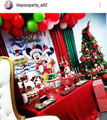 Nat king cole was right about one thing, there is something magical about roasted chestnuts around christmas. Mickey Minnie Christmas Theme Birthday Dessert Table And Decor Minnie Christmas Minnie Mouse Christmas Mickey Christmas