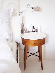 The latest additon to our floating bedside table rangeour floating bedside table with one oak front drawer is the practical and stylish solution when you have limited space for a bedside table. 16 Best White Marble Side Tables For Any Room In Your Home