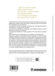 La rédaction, mis à jour le 03/11/14 16:35. La Chanson De Craonne Broche Guy Marival Achat Livre Fnac