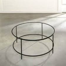With only 3 parts, assembly will be child's play! Round Glass Top Coffee Table Metal Frame Modern Minimal Small Living Room Ebay
