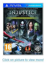 Amazon Com Injustice Gods Among Us Ultimate Edition Ps Vita Digital Code Video Games Injustice Ps Vita Games Ps Vita