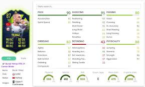 Fifa 21 burak yilmaz cardtype card rating, stats, attributes, price trend, reviews. Burak Yilmaz Gewinnt Potm Wahl Gegen Volland Und Ben Yedder