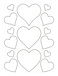 20 free printable heart templates patterns stencils
