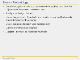 Here we will focus on how to write chapter 3 for a qualitative piece of research.some components will be similar to the methodology chapter for quantitative research while there are components that are different. Research Methods Technical Writing Thesis Conference Journal Papers Ppt Video Online Download