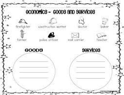 Goods Services Activity Assessment Teacher Idea 3rd Grade Social Studies Kindergarten Social Studies Social Studies Worksheets