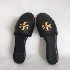 Tory Burch Everly Slide Women S Fashion Footwear Flipflops And Slides On Carousell