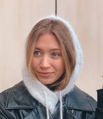 Fluffy Angora Wool hood.Knitted Hood, Hat, Balaclava, snood. Angora , Wool Yarn