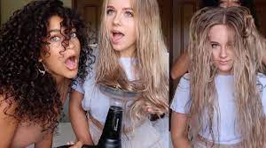 Curve forward and begin scrunching your hair with the curling gel. Can You Make Straight Hair Curly Youtube