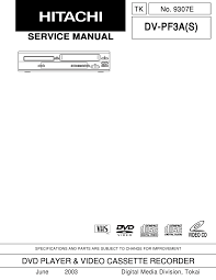 You click insert on 79 audio cd to unlock, so the browser will open, . Hitachi Dv Pf3a S Service Manual Pdf Download Manualslib