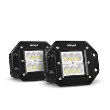 Nilight 2pcs 18w Flood Led Work Light Driving Lights Led Light Bar Off Road Led Lights Flush Mount For Jeep Truck Tacoma Bumper Atv Utv 2 Years Warranty Walmart Com Walmart Com