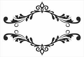 Ornament Frame Decorative Lines Frame