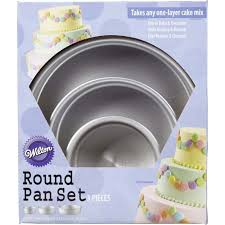 Aluminum Round Cake Pans 3 Piece Set With 8 Inch 6 Inch And 4 Inch Cake Pans Cake Pan Set Cake Baking Pans Round Cake Pans