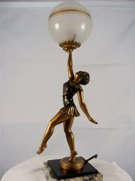 Maybe you would like to learn more about one of these? French Art Deco Lamp Signed By L Bruns C 1920 Art Deco Lighting Art Deco Lamps Art Deco