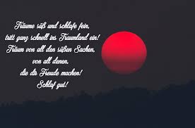 Gut liegen, gut schlafen, gut aufstehen. Gute Nacht Roter Mond Wunderbare Bilder