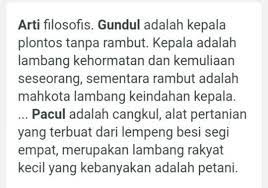 'gundul' adalah kepala plonthos tanpa rambut. Arti Lagu Gundul Gundul Pacul Dan Arti Syair Nya Brainly Co Id