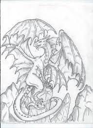 I saw these cool dragon drawings & paintings over at deviant art so i thought i'd give them some props for inspiration. Dragon Sketch Full Body By Dragonyugisdarkheart On Deviantart
