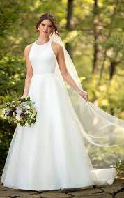 Relaxed Ballgown With High Halter Neckline Essense Of Australia Wedding Dresses Essense Of Australia Wedding Dresses Wedding Dresses Perth Designer Wedding Dresses