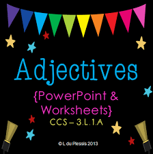 Adjectives Powerpoint And Worksheets Click And Teach Minimal Prep Lots Of Fun Adjectives Creative Teaching Learning To Write
