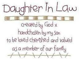 To My Beautiful Daughter In Law Thank You For Loving My Son And For 2 Beautiful Precious Grandbabies I Love You In 2020 Happy Mother Day Quotes Law Quotes Daughter In Law Quotes