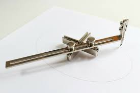 Lotter Elliptic Trammel Ellipsograph Precision Ellipse Drawing Instrument 170 00 Solid Metal Technical Drawing Ellipse