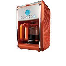 A wide variety of colored coffee maker options are available to you, such as single service, programmable and temprature control.you can also choose from electric, manual and battery colored coffee maker,as well as from 1 year, 2 years, and lifetime. Bella Dots Programmable 12 Cup Coffee Maker In Orange Bla13845 The Home Depot Purple Coffee Purple Kitchen Coffee Maker
