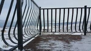 Railings are both attractive additions and vital safety features for a deck. Potbelly Metal Deck Railing Metal Deck Railing Metal Deck Deck Railings