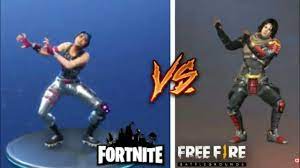 Emotes comparison of free fire vs fortnite. Freefire Emote Vs Fortnite Emote Youtube