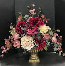 10 fall floral arrangements you'll want to try this autumn. Autumn Shades Of Pink 2017 By Andrea Artificial Floral Arrangements Large Flower Arrangements Artificial Flower Arrangements