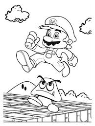 These alphabet coloring sheets will help little ones identify uppercase and lowercase versions of each letter. Goomba Coloring Pages Coloring Home