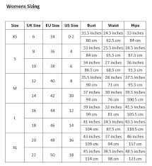 Hump Clothing Size Guide