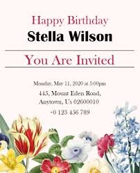 How to make birthday party invitations for kids. Birthday Invitation Card Maker Photoadking