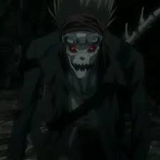 Death note episode 33 · bleach episode 357. What Is The Unknown Shinigami Wearing On His Back In The End Of Death Note It Looks Like A Guitar Anime Heaven