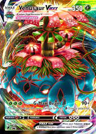 Although gigantamax pokémon are superior to dynamax pokémon, they're also much rarer to find and limited to certain species. Venusaur Vmax Dynamax Custom Pokemon Card Zabatv Carte Pokemon A Imprimer Imprimer Carte Pokemon Carte Pokemon