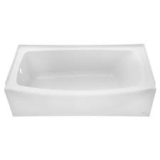 Find the perfect fit for a great bathroom project. American Standard Ovation 60 In Left Drain Bathtub In Arctic White 2647 212 011 The Home Depot