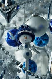 Image result for blue christmas decor