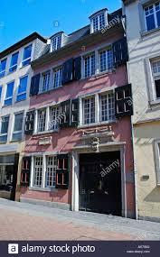 De 18e componist ludwig van beethoven. Beethoven Haus Bonn Stockfotografie Alamy