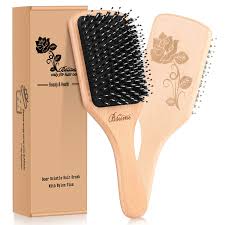 Shop safe in our stores free delivery on orders over €40. Amazon Com Bsisme Hair Brush Boar Bristle Hairbrush With Detangling Pins Wooden Paddle Detangler Hairbrush For Women Men Reduce Frizz Dry Restore Natural Shine Beauty