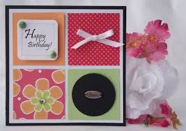 Add adhesive to the other side of the strip. Birthday Card From Card Making Corner Com Card Making Birthday Cool Birthday Cards Birthday Cards For Mom