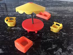 We did not find results for: Vintage 70s Fisher Price Little People Playground Set Table Umbrella Chair Bench Lot Of Garden Table Chair Bench Fisher Price Little People Orange Chair Umbrella Chair Garden Table