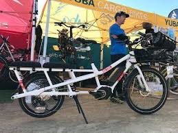 New Yuba Spicy Curry Electric Cargo Bike With Bosch Cx System Electric Electric Cargo Bike Cargo Bike Electric Bike