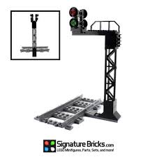 Lego Train Traffic Light Signal Track Cross Railway Lego Trains Lego City Train Lego