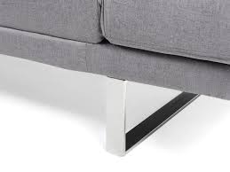 There are many kinds of upholstered furniture and these are single sofas, double seater sofas or since upholstery is a skilled job there are many factories which hire workers to work on leather, fabric. Upholstered Sofa Bed Couch Fabric Sofa Light Grey Parma