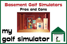 Golf murals allows you to see your dream golf course everyday. Making A Basement Golf Simulator Pros And Cons My Golf Simulator