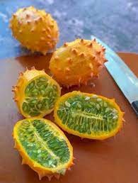 This odd looking fruit goes by many names, and its unusual, spiky appearance immediately caught my attention when i first saw it in a. A Guide To Kiwano Melon Horned Melon Jelly Melon The Vegan Atlas