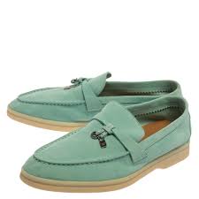 Attractive designs and supreme functionality combine together to make them timeless. Loro Piana Turquoise Blue Suede Summer Charms Walk Moccasin Size 38 5 Loro Piana Tlc