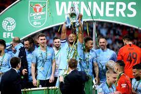 Suma tres títulos consecutivos de la efl cup y éste podría ser el cuarto. Man City Fans Hail Their Hero After Carabao Cup Final Victory Manchester Evening News