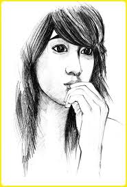 Hitam putih gambar sketsa wajah wanita. 99 Kumpulan Sketsa Wajah Terbaik Paling Keren Mudah Dibuat