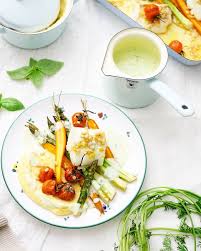 Sonntagsessen Inspiration Wie War S Morgen Mit Meiner Bunten Gemuse Fisch Pfanne Aus Dem Ofen Mit Parmesan Polenta Und Leichter Krautersauce Ich Bin Dabei